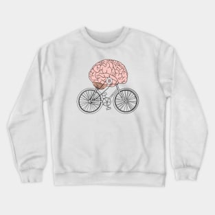 Brain bike Crewneck Sweatshirt